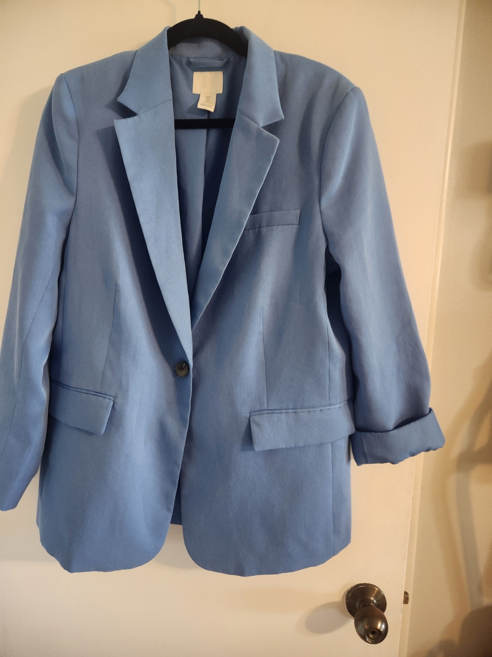 H&M Light Blue Blazer Jacket